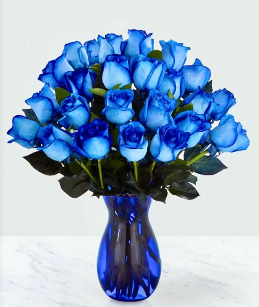 Blue Rose Bouquet