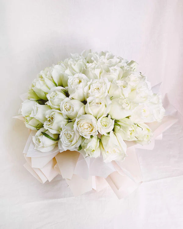 White Rose Bouquet (50)