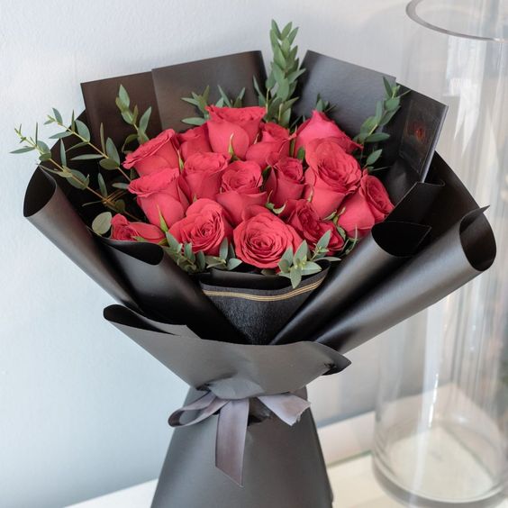 2 Dozen Red Rose Bouquet